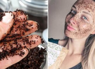 Gemalen koffie vormt een uitstekende scrub!